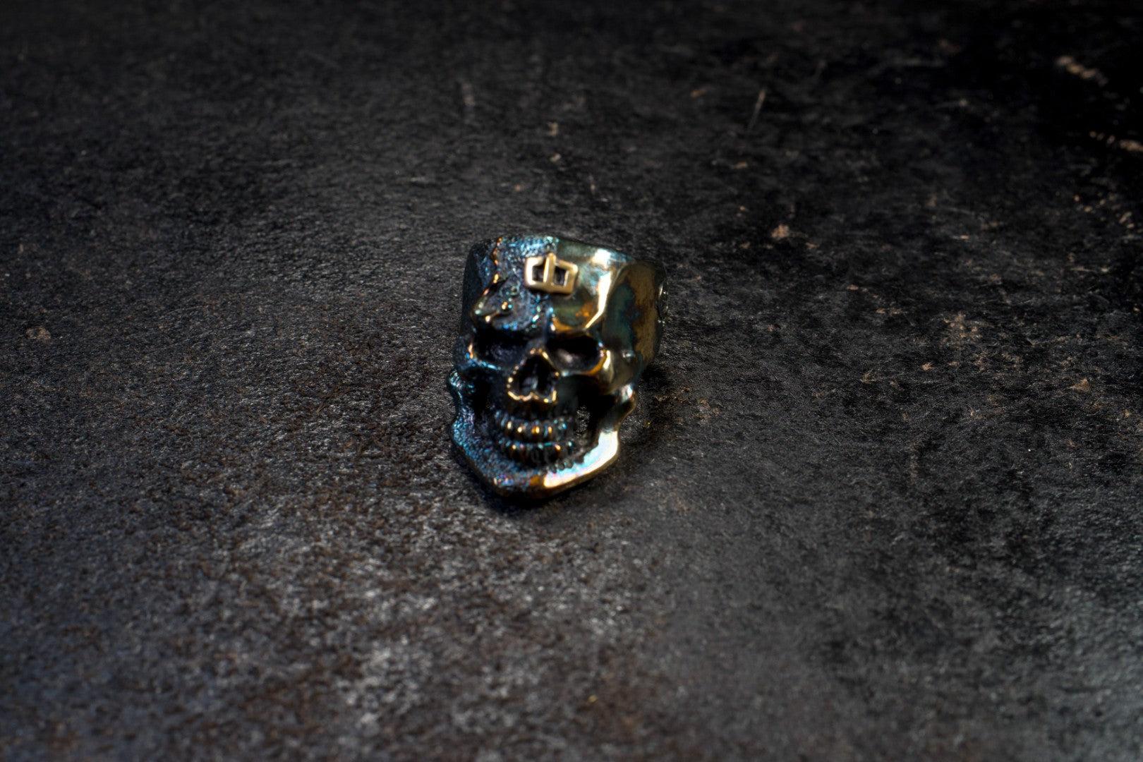 BSC Skull Ring - Starlingear Collaboration Cobalt/Brass
